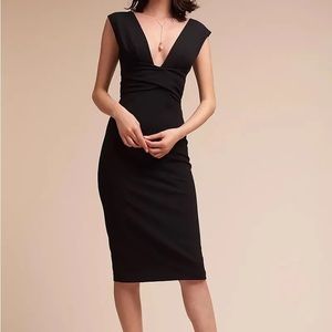 BHLDN Anthropologie Danica Dress in Black